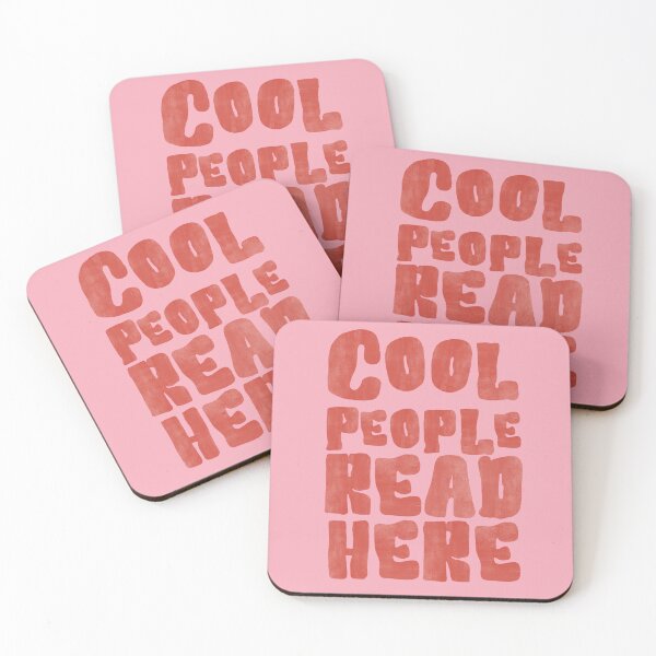 Item preview, Cool people read here designed and sold by River Graphic Design.