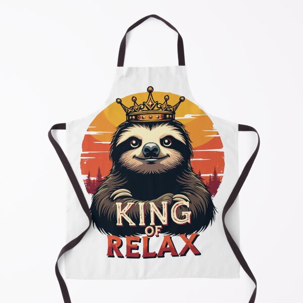 Item preview, Sloth King of Relax designed and sold by Eclectic Monkey.