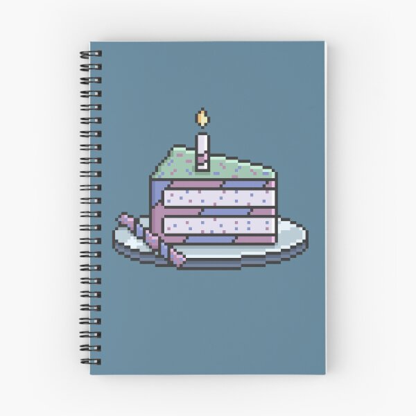 Item preview, Pixel Art Birthday Cake designed and sold by Potato Quality Prints.