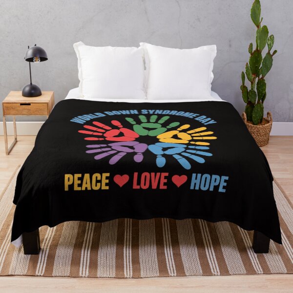 Item preview, World Down Syndrome Awareness Day, Pece Love Hope 2 designed and sold by HudsonErik.
