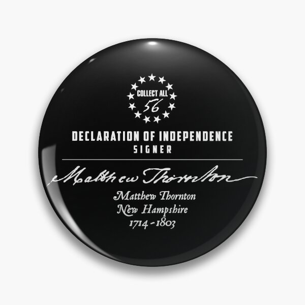 Item preview, Matthew Thornton Declaration Of Independence designed and sold by twHistory.