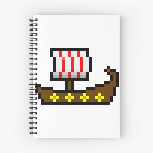 Item preview, Barco pirata de pixel art designed and sold by Potato Quality Prints.