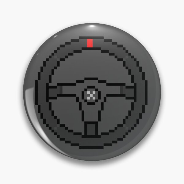 Item preview, Pixel Art Steering Wheel designed and sold by Potato Quality Prints.