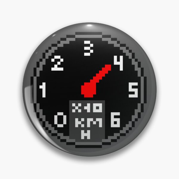Item preview, Pixel Art Speedometer designed and sold by Potato Quality Prints.