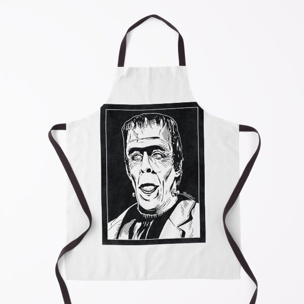Item preview, HERMAN MUNSTER - The Munsters (Black and White) designed and sold by FamousWeirdosRB.