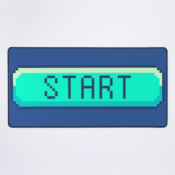 Item preview, Pixel Art Start Button designed and sold by Potato Quality Prints.
