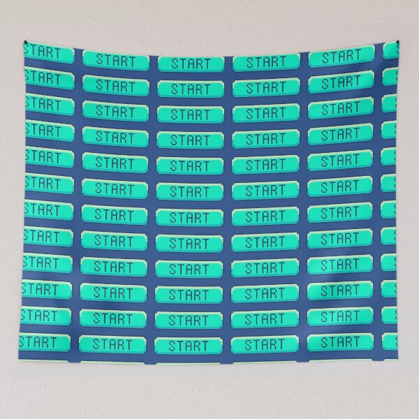 Item preview, Pixel Art Start Button designed and sold by Potato Quality Prints.