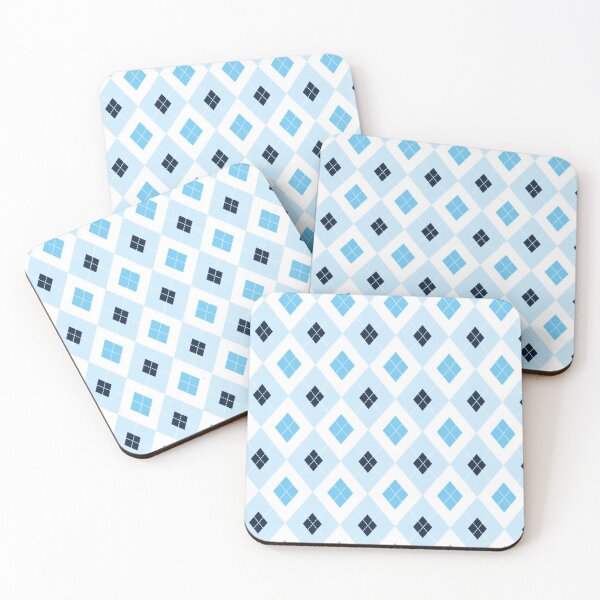 Item preview, blue patterns triangles designed and sold by pksart1.