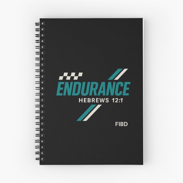Item preview, Endurance – Hebrews 12:1 | Christian Fitness & Athletic Apparel | Faith Workout Design | Inspirational Scripture Activewear | FIBD Athletic Line designed and sold by Faith In Black Designs.