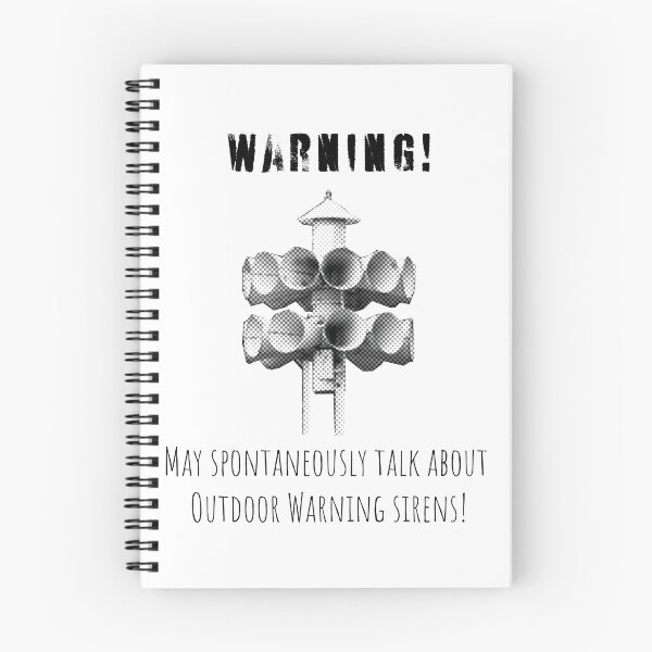 Item preview, Warning May Spontaneously Talk About Outdoor Warning Sirens (alt) designed and sold by Robert Ropars.