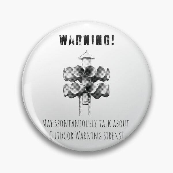 Item preview, Warning May Spontaneously Talk About Outdoor Warning Sirens (alt) designed and sold by Robert Ropars.
