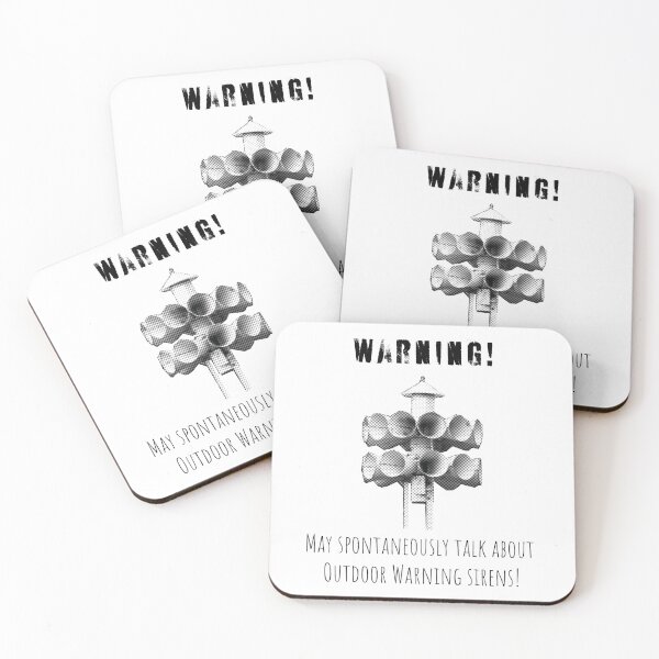 Item preview, Warning May Spontaneously Talk About Outdoor Warning Sirens (alt) designed and sold by Robert Ropars.
