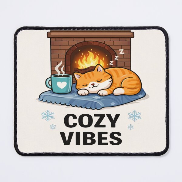Item preview, Cozy Vibes Cute Winter Cat T-Shirt designed and sold by ArtsyEcho.