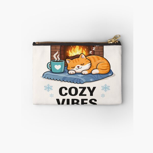 Item preview, Cozy Vibes Cute Winter Cat T-Shirt designed and sold by ArtsyEcho.