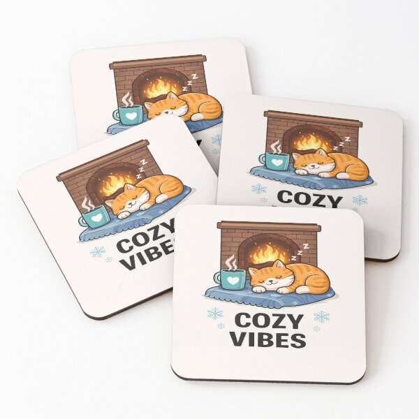 Item preview, Cozy Vibes Cute Winter Cat T-Shirt designed and sold by ArtsyEcho.