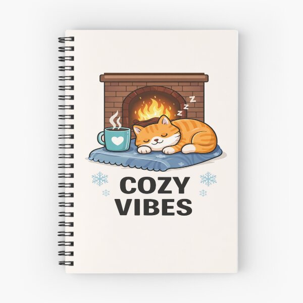 Item preview, Cozy Vibes Cute Winter Cat T-Shirt designed and sold by ArtsyEcho.