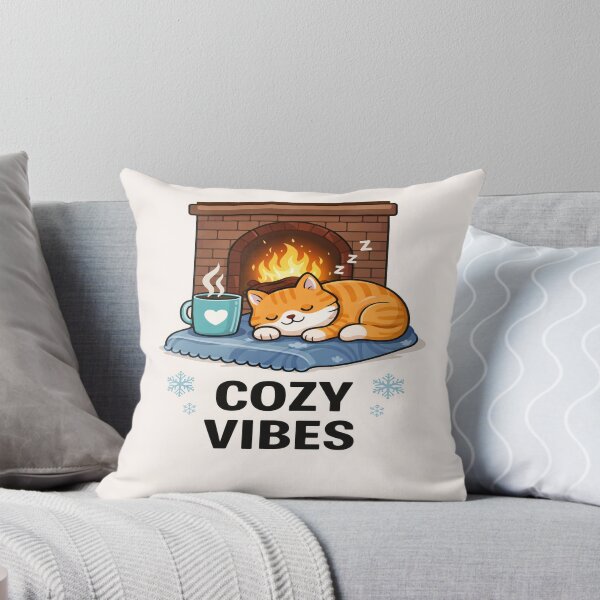 Item preview, Cozy Vibes Cute Winter Cat T-Shirt designed and sold by ArtsyEcho.