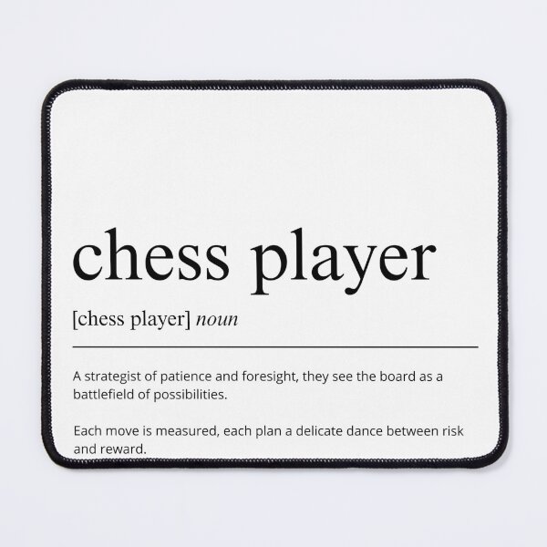 Item preview, Chess Player Definition Print | Minimalist Wall Art | Game Room Decor | Dictionary Style Poster | Typography Art designed and sold by shopcanva.