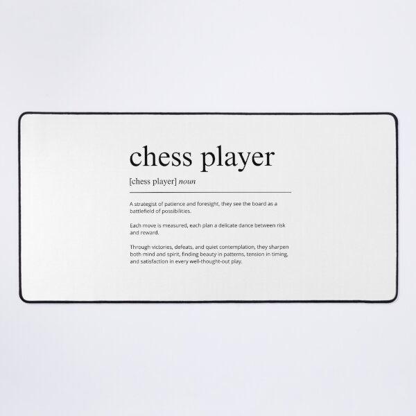 Item preview, Chess Player Definition Print | Minimalist Wall Art | Game Room Decor | Dictionary Style Poster | Typography Art designed and sold by shopcanva.