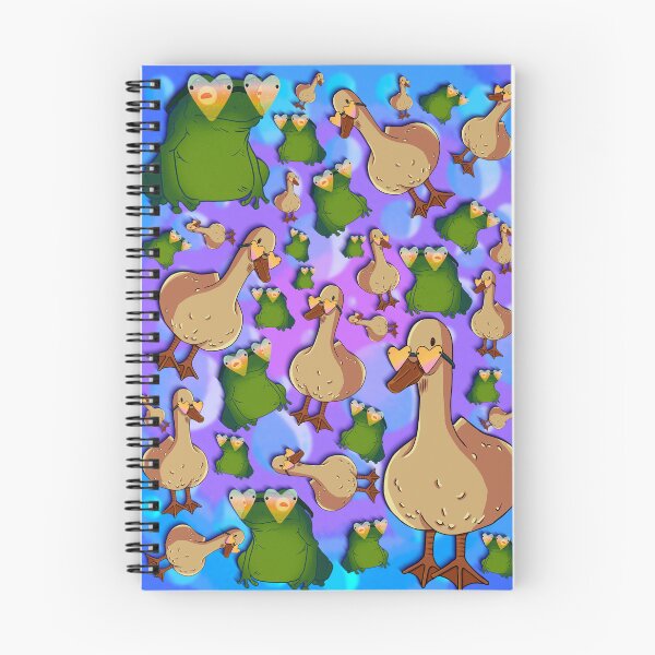 Aperçu de l'œuvre Oies farfelues et grenouilles rigolotes créée et vendue par Whimsy&Wonderco..