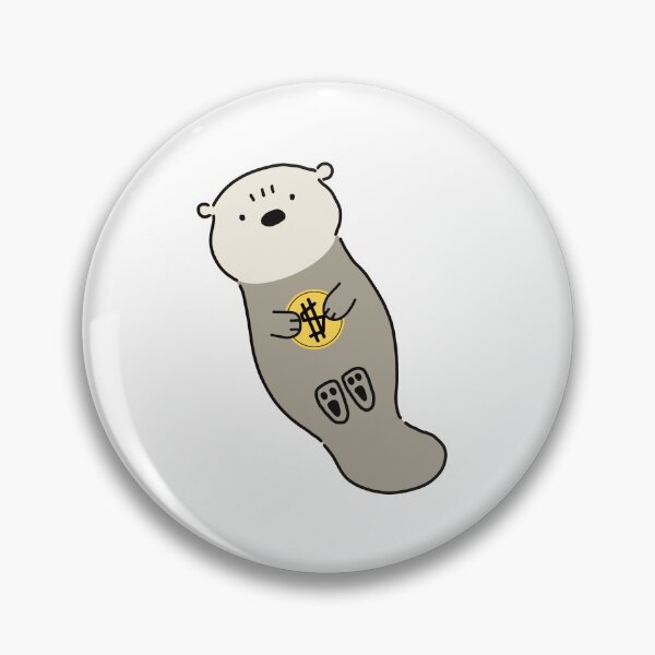 Item preview, HODL Otter designed and sold by Yellowandstripe.