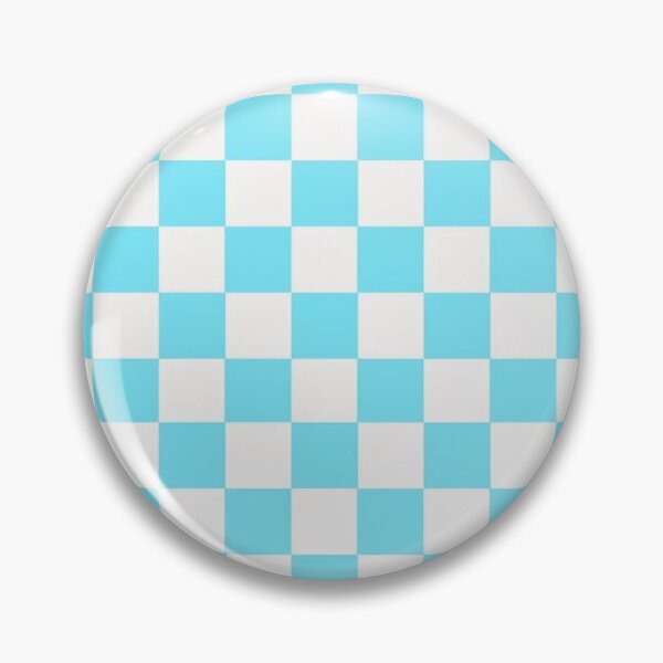 Item preview, Vibrant Blue Check Pixel Pattern designed and sold by Potato Quality Prints.