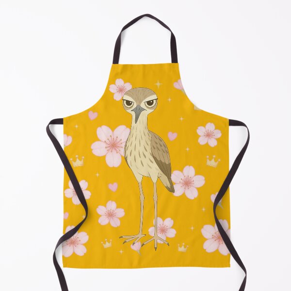 Item preview, Stone-Curlew with Cherry Blossoms - Yellow designed and sold by HIMEKARI.