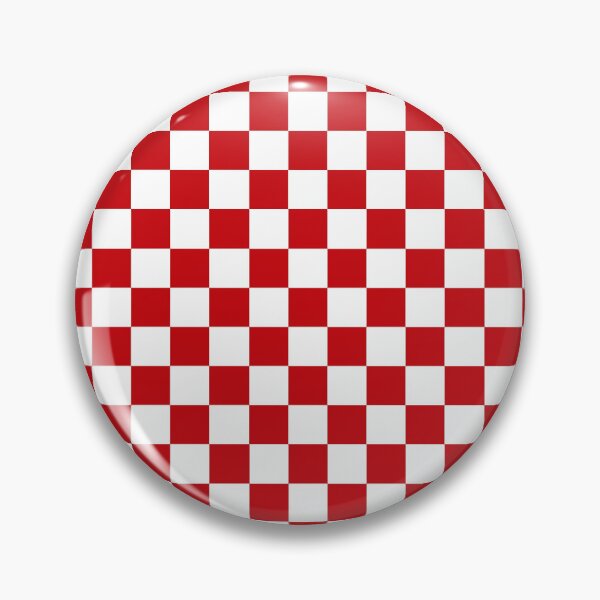 Item preview,  Red & White Check Pixel Pattern designed and sold by Potato Quality Prints.