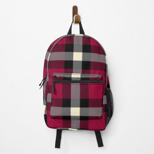Item preview, Red and Gray Plaid Pixel Pattern designed and sold by Potato Quality Prints.