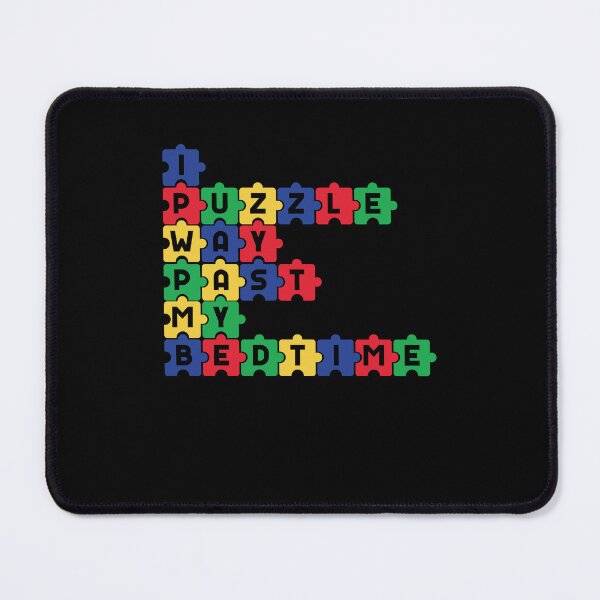 Item preview, I Puzzle Way Past My Bedtime Jigsaw Puzzle Player designed and sold by gunaone-design.