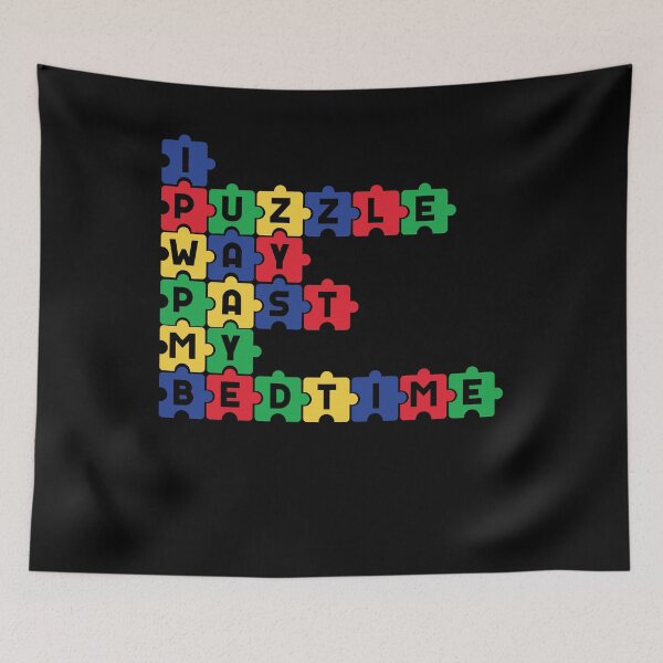 Item preview, I Puzzle Way Past My Bedtime Jigsaw Puzzle Player designed and sold by gunaone-design.