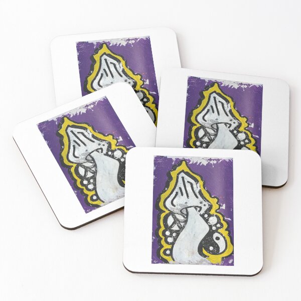 Item preview, Mushroom - Purple print designed and sold by JimmyJunArts.
