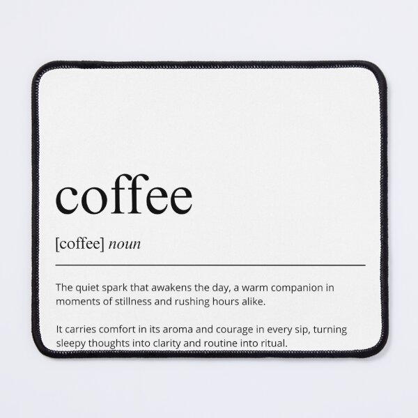 Item preview, Coffee Definition Print | Minimalist Kitchen Wall Art | Coffee Bar Decor Poster | Typography Quote designed and sold by shopcanva.