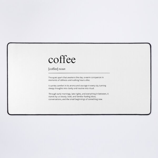 Item preview, Coffee Definition Print | Minimalist Kitchen Wall Art | Coffee Bar Decor Poster | Typography Quote designed and sold by shopcanva.