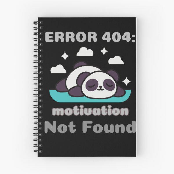 Item preview, ERROR 404: Motivation Not Found designed and sold by TrendyTees71.