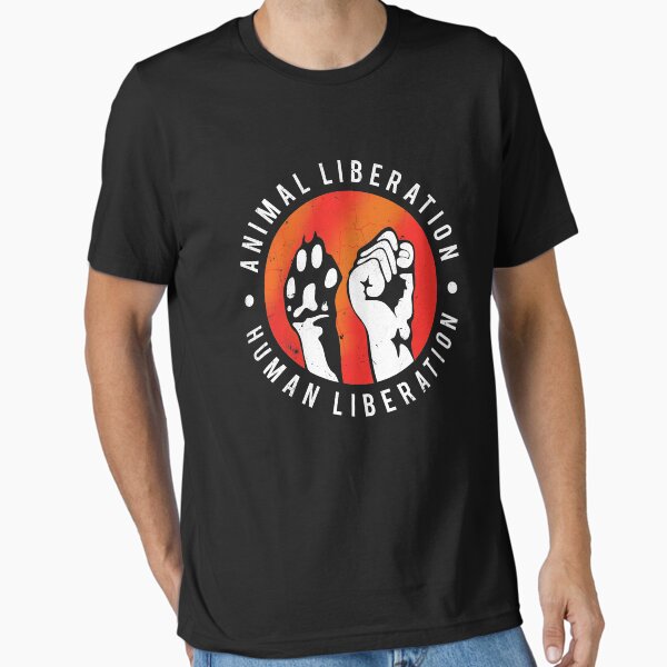 Item preview, Animal Liberation Human Liberation  designed and sold by SlowXerox.