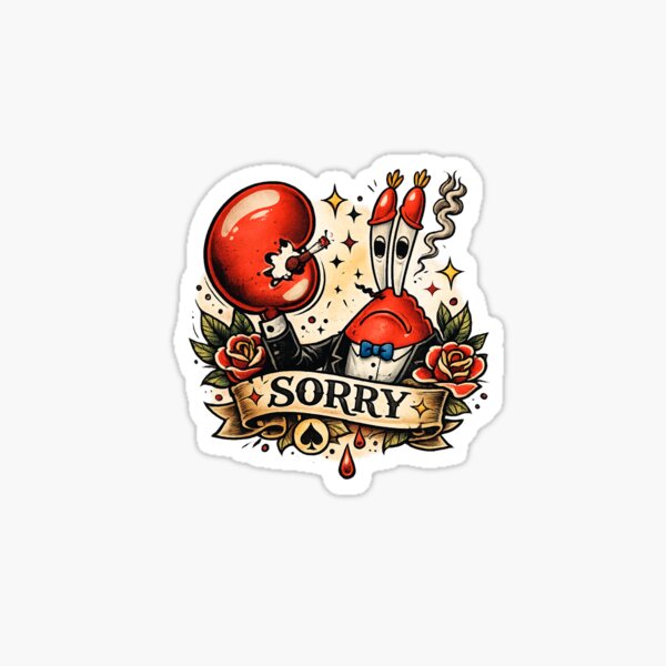 Mr Krabs , Sorry Sticker