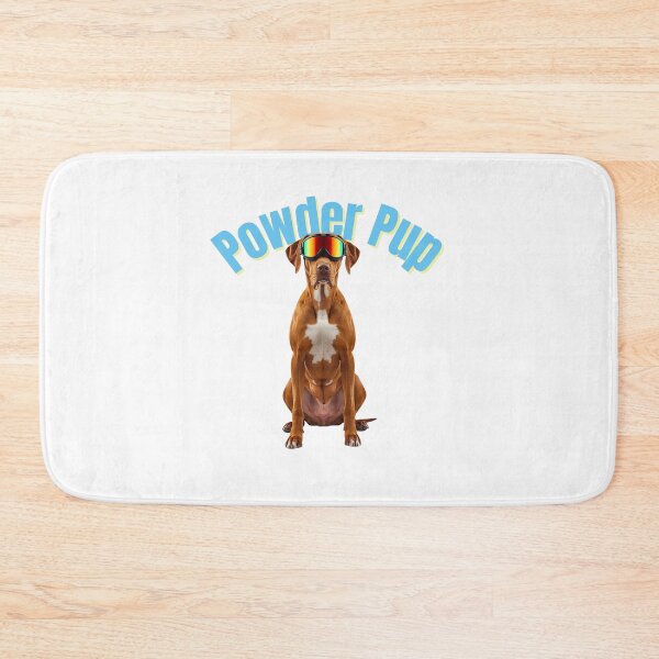 Item preview, Powder Pup Rhodesian Ridgeback – Ski Dog Art for Dog Lovers & Avid Skiers designed and sold by Fredster1966.