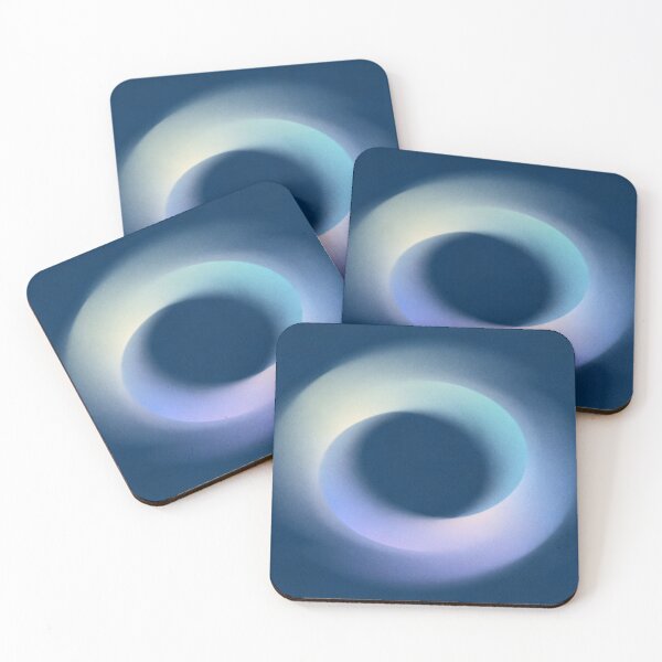 Item preview, Unity Flow – Abstract Light Ring on Deep Blue designed and sold by Cristhian Almanza.