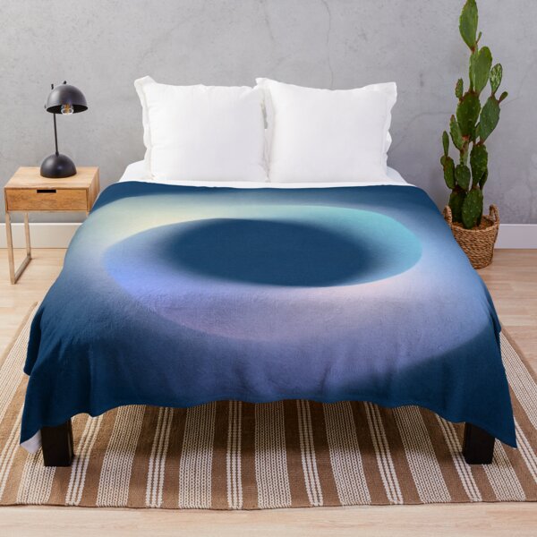 Item preview, Unity Flow – Abstract Light Ring on Deep Blue designed and sold by Cristhian Almanza.