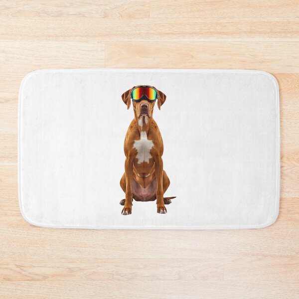 Item preview, Rhodesian Ridgeback Ski Dog Art – Powder-Ready Pup for Dog Lovers & Skiers designed and sold by Fredster1966.