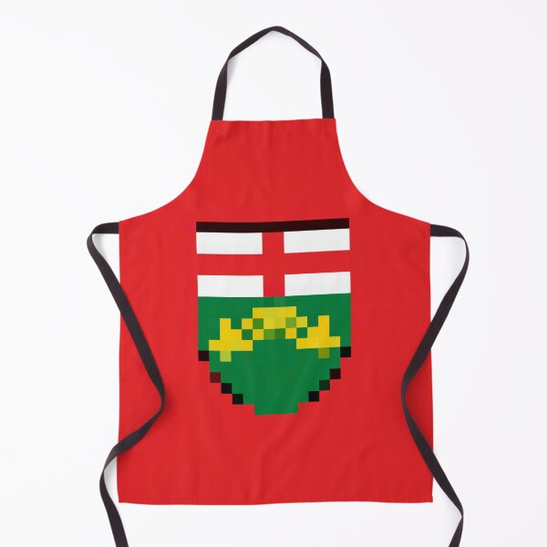 Item preview, Pixelated Ontario Flag designed and sold by Potato Quality Prints.