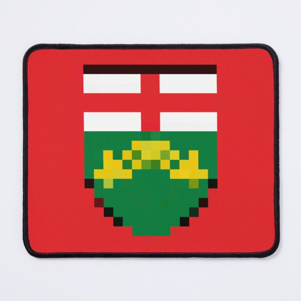 Item preview, Pixelated Ontario Flag designed and sold by Potato Quality Prints.