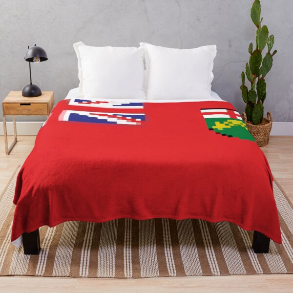 Item preview, Pixelated Ontario Flag designed and sold by Potato Quality Prints.