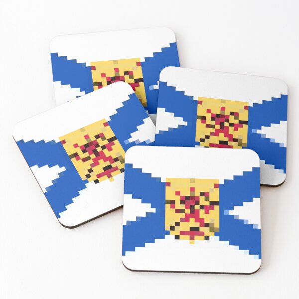 Item preview, Pixelated Nova Scotia Flag designed and sold by Potato Quality Prints.