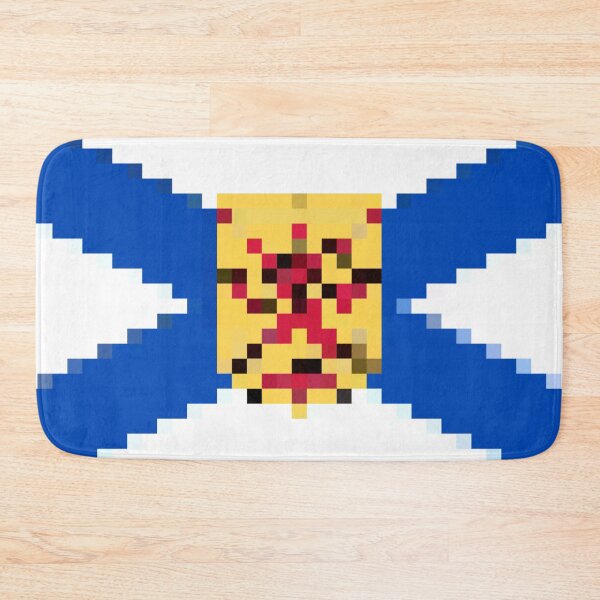 Item preview, Pixelated Nova Scotia Flag designed and sold by Potato Quality Prints.