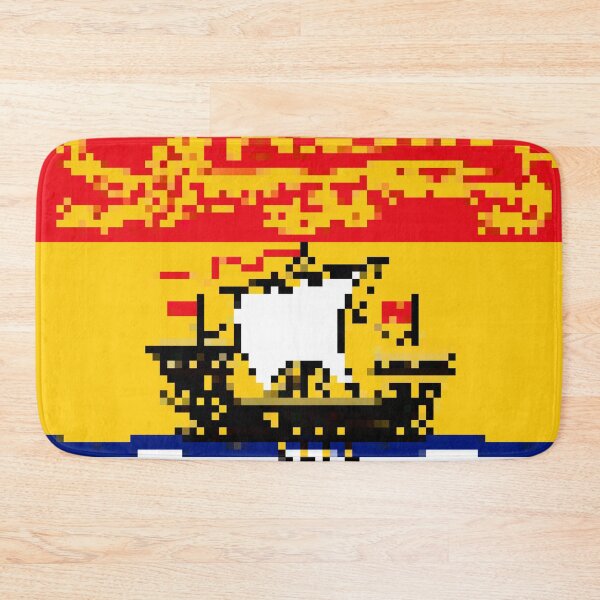 Item preview, Pixelated New Brunswick Flag designed and sold by Potato Quality Prints.