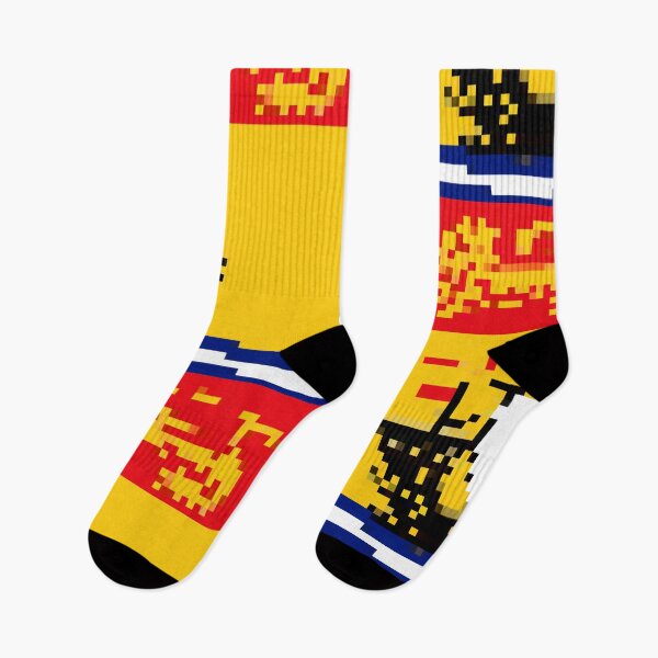Item preview, Pixelated New Brunswick Flag designed and sold by Potato Quality Prints.