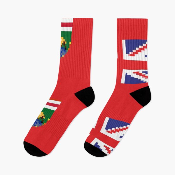 Item preview, Pixelated Manitoba Flag designed and sold by Potato Quality Prints.