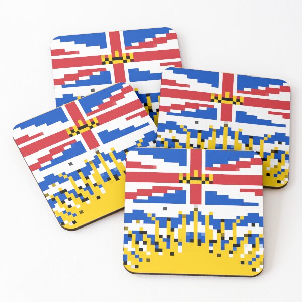 Item preview, Pixelated British Colombia Flag designed and sold by Potato Quality Prints.